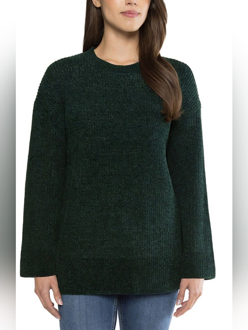 NEW! Matty M Hunter Green Chenille Sweater Size S